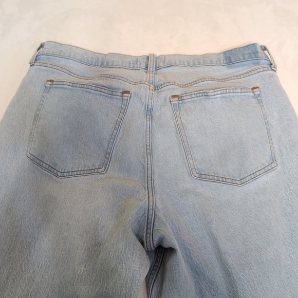 Abercrombie & Fitch Women's Flare Wide Leg Jeans Size 14 (Plus) - Light Blue - Picture 7 of 9